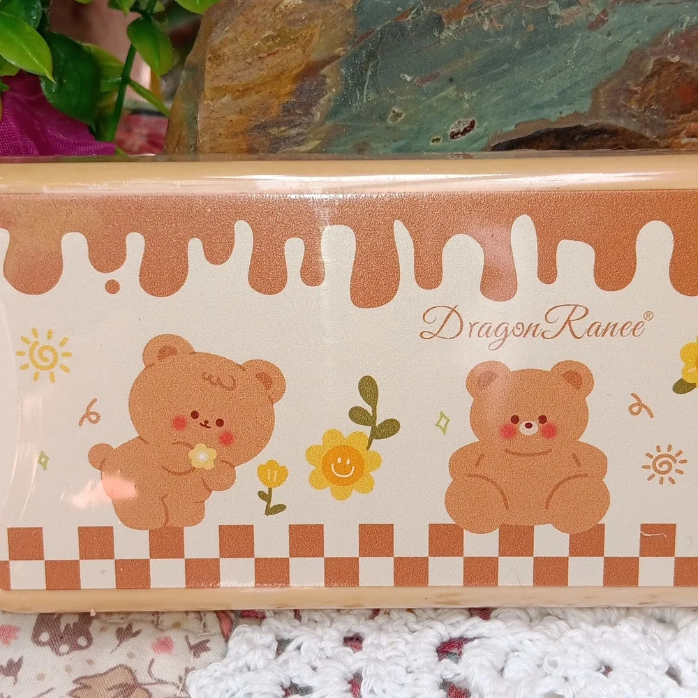 🆕️DRAGONRANEE MINI LIPGLOSS/LIP TINT SET OF 10 IN ADORABLE 🧸TEDDY🧸BOX *Y2K*